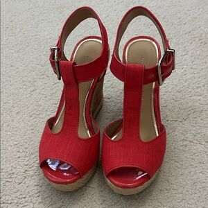 Antonio Melani Coral Cork Heeled Sandals